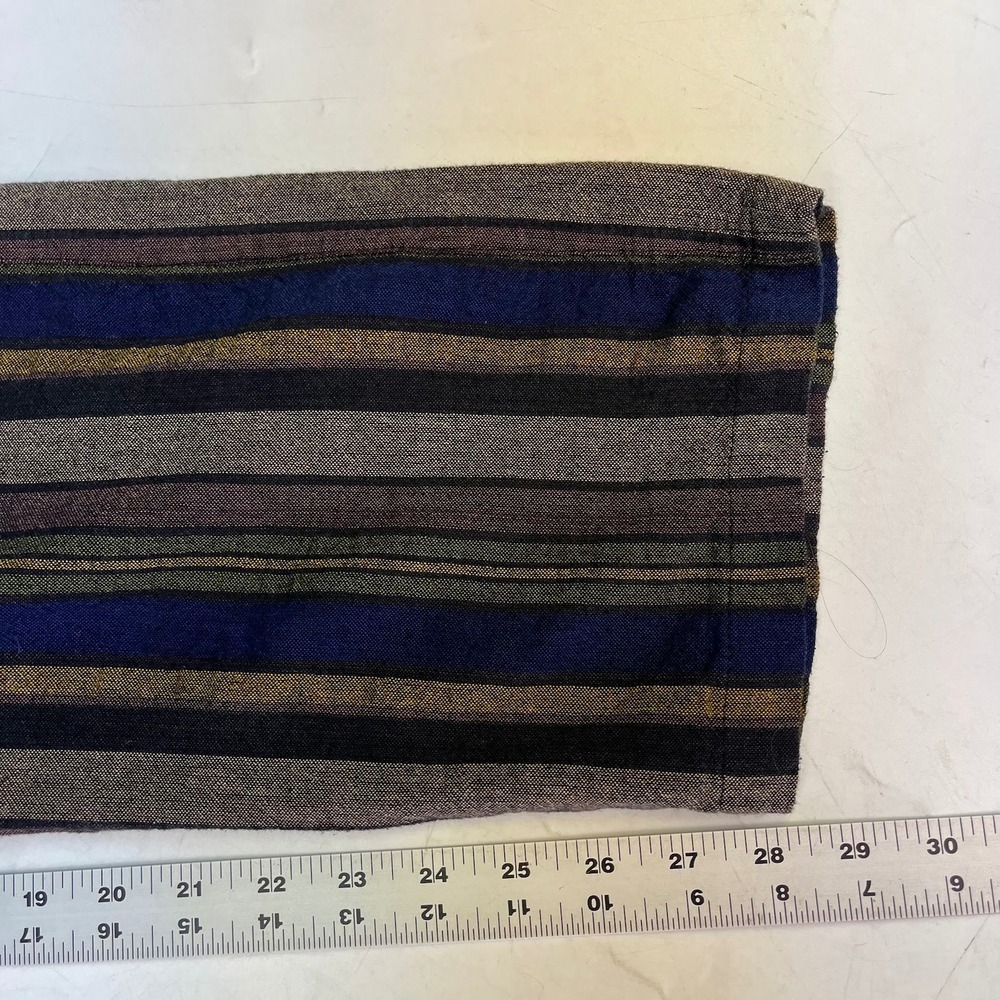 Earthbound Womens Vertical Stripe Cotton Elastic Waist Pants Size S - Picture 13 of 13
